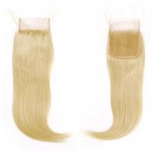 Load image into Gallery viewer, Blonde Straight Closure