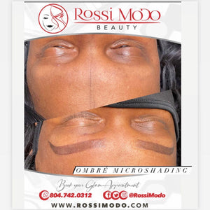 Special Ombré brows 1st session!
