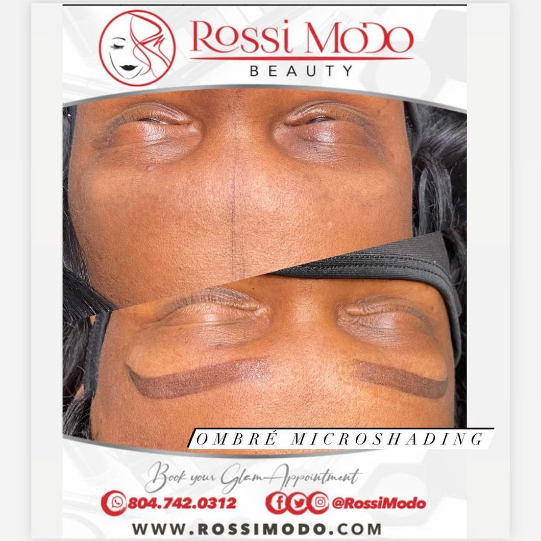 Special Ombré brows 1st session!