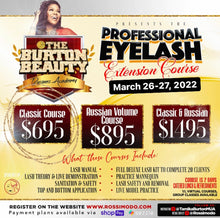 Load image into Gallery viewer, Professional Eyelash Extension Course
