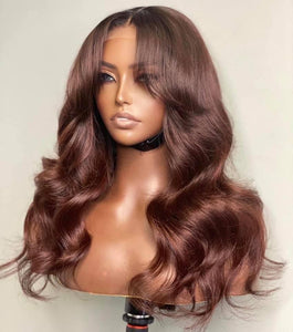 Brown Bang Wig
